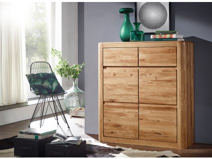 Botník Gialo 2d/2s, dub-masiv