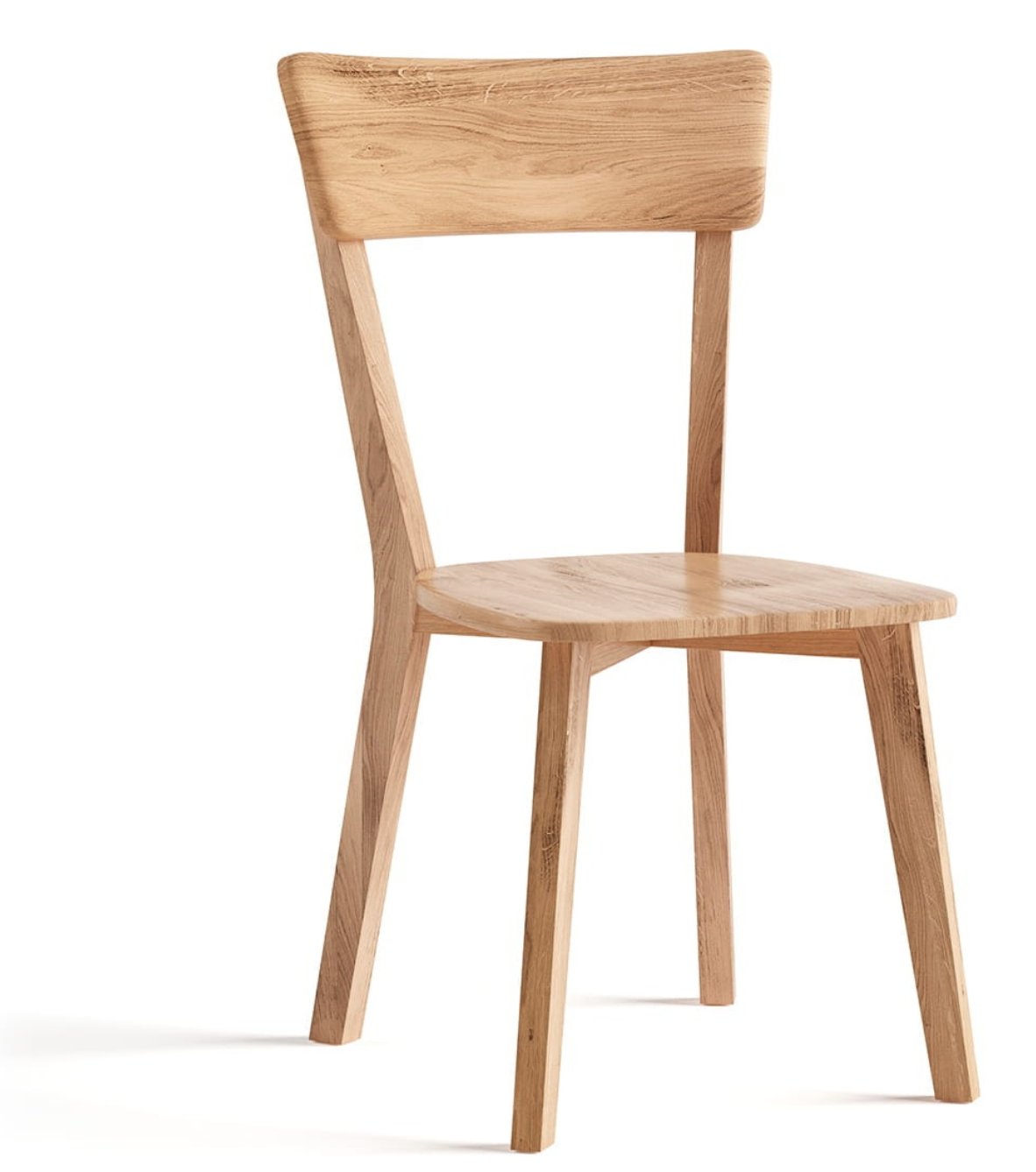 Dubová židle 03, masiv