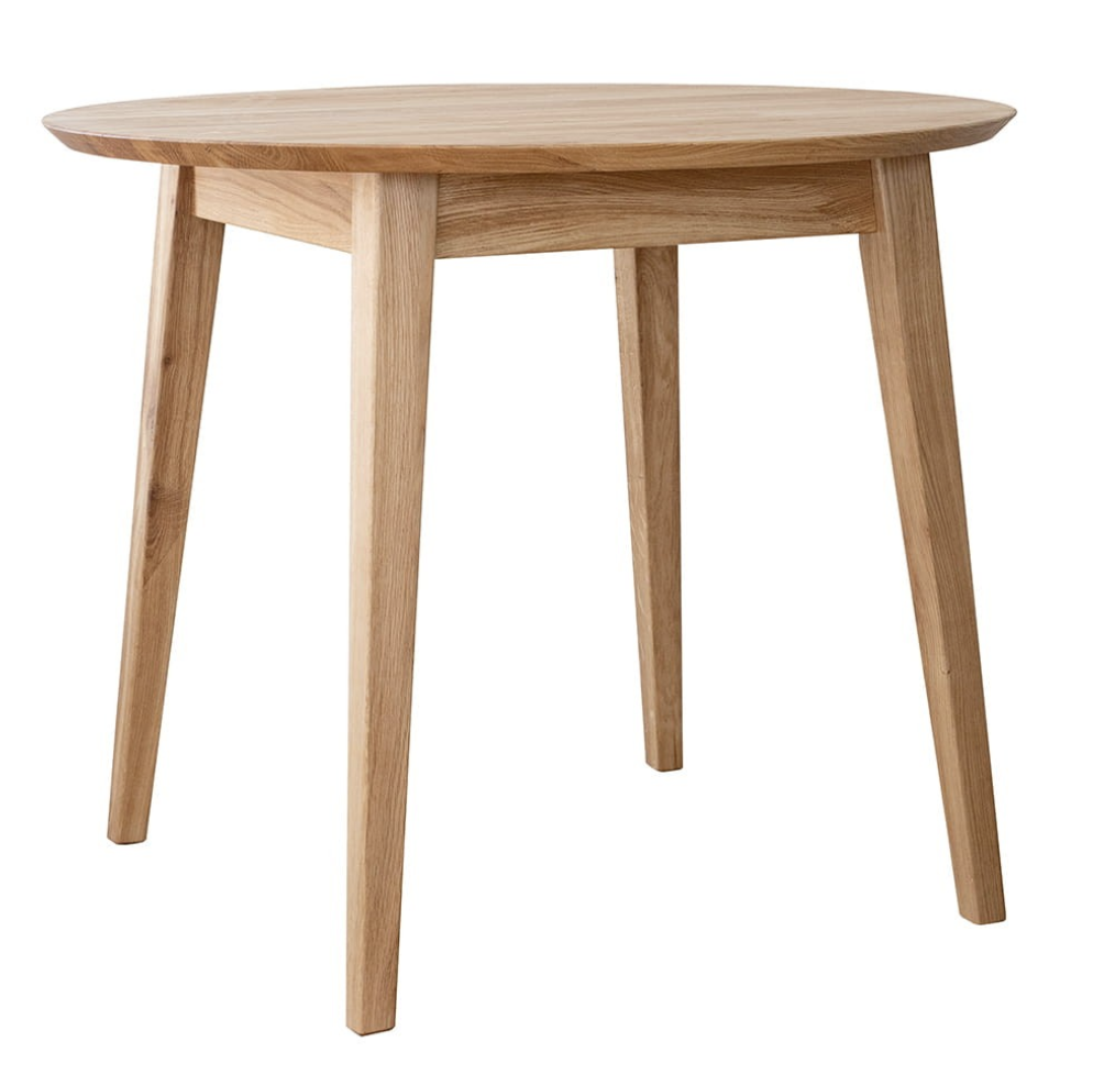 Stůl Orbetello 110 cm, kulatý, Dub, masiv