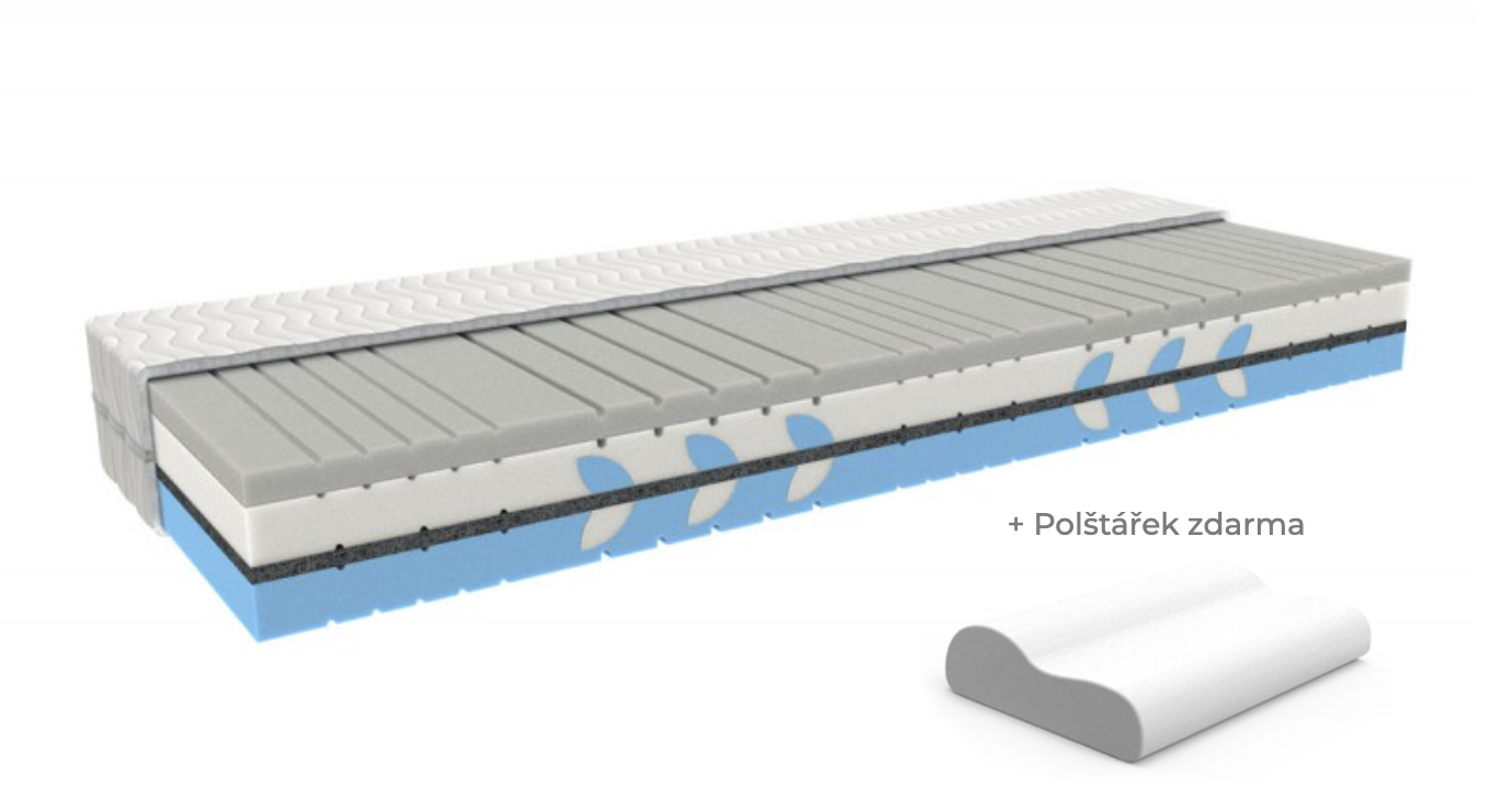 Massivo.cz Matrace Silver Therapy 160x200 cm Potah matrace: S aloe vera