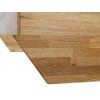 Dubová postel Fred Classic 180x200 cm, dub, masiv