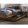 Dubová postel Fred Style 140x200 cm, dub, masiv