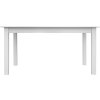 Jídelní stůl Belluno Elegante, bílý, masiv, borovice