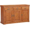 Komoda Toskania 3.3, masiv, borovice (odstín Medový) - Výprodej