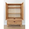 Prádelník Simona 1, dub, masiv - otevřená dvířka