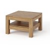 Konferenční stolek Winten 1S, 70x70 cm, dub, masiv