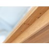 Jídelní stůl Siena 160 x 90 cm, Dub, masiv- detail spodní desky