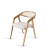 Dubová židle Frame Cane, masiv