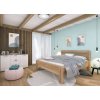 Dubová postel Dublin Supra 180x200 cm, dub, masiv
