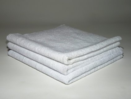 Bezokrajové mikrovlákno s nízkým vlasem - WHITE EDGELESS MICROFIBER