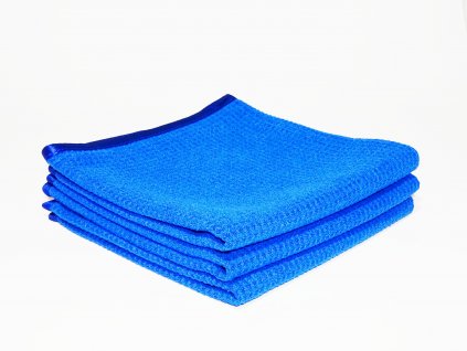 Mikrovlákno na autoskla a okna - WINDOW AND GLASS WAFFLE MICROFIBRE BLUE