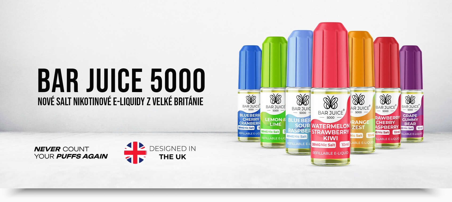 E-liquidy Bar Juice 5000 Salt | Mastervaper.cz - velkoobchod elektronických cigaret