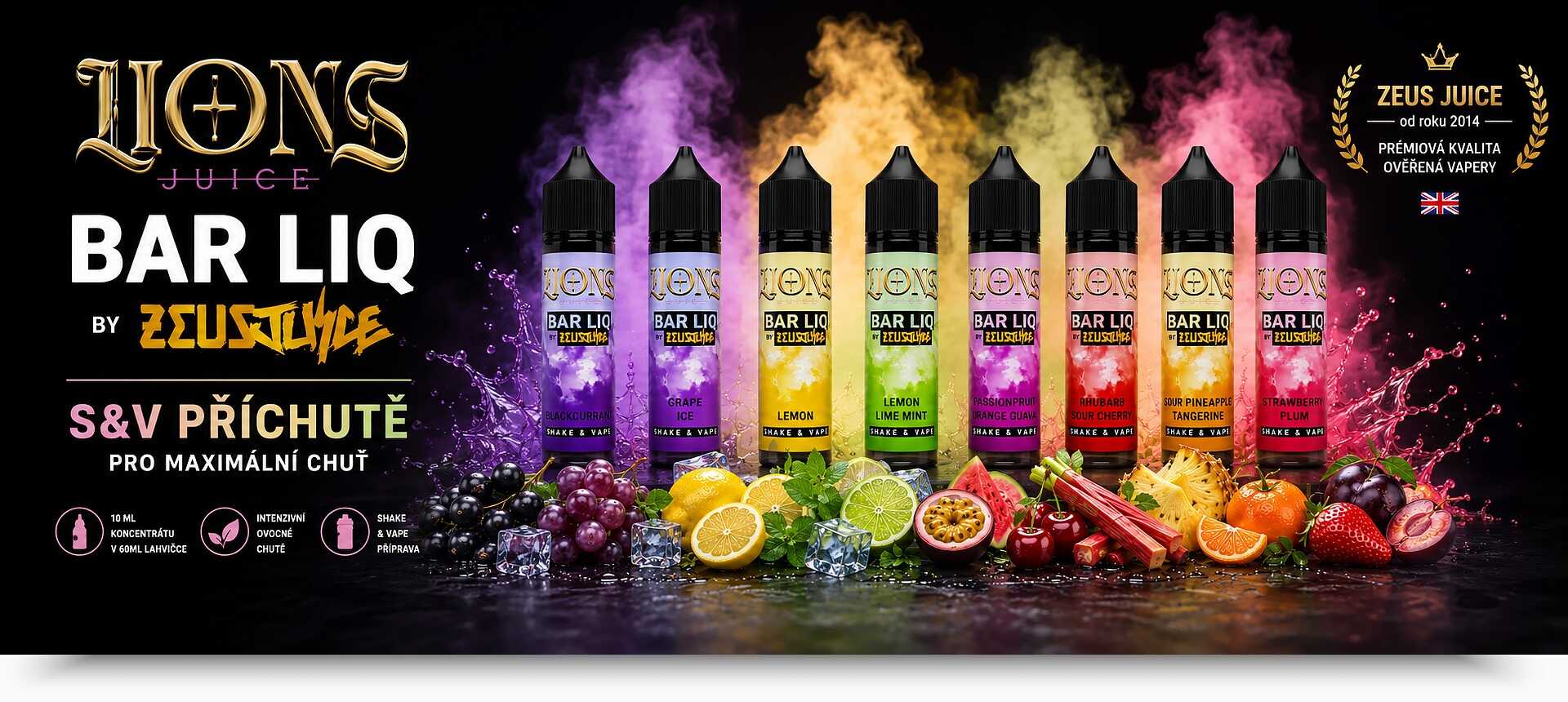 Shake & Vape příchutě - Lions Barliq (GB)| Mastervaper.cz - velkoobchod e-cigarety