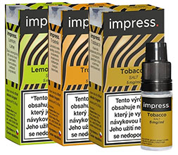 Specifikace e-liquidu Impress Salt s nikotinovou solí