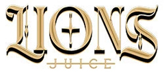 Logo výrobce Lions Juice - prémiová značka Zeus Juice z Velké Británie