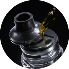 Výsuvný systém plnění se zamykací pojistkou Lost Vape Centaurus V2