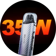 Výkonná elektronika a čip Lost Vape Ursa Cap Pro s až 35W výkonem