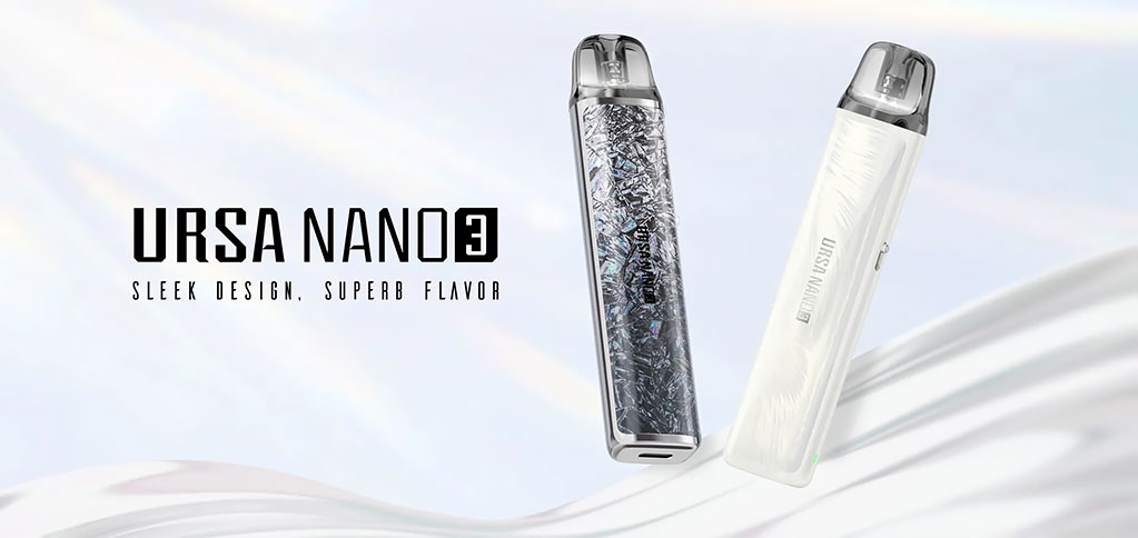 Lost Vape Ursa Nano 3 prémiový design z zinkové slitiny s elegantní povrchovou úpravou