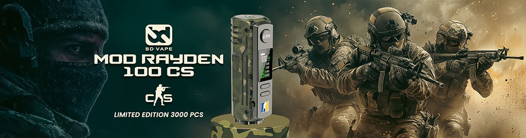 Mod Rayden 100 CS Limited Edition V2.0, banner.