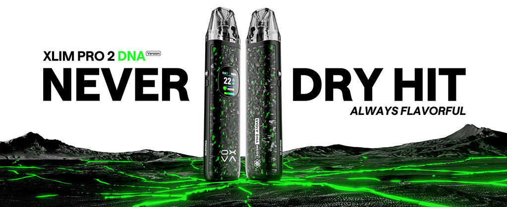 OXVA Xlim Pro 2 DNA oceněný design Muse Awards s luxusními materiály