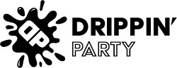 Drippin Party, Shake & Vape příchutě, logo firmy.