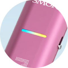 LED indikace stavu nabití a výkonového režimu SMOK NOVO ECO