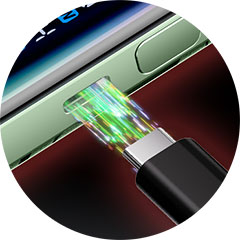 Uwell Caliburn G3 Pro, USB-C nabíjení.