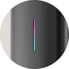 LED indikace stavu baterie na elektronické cigaretě Uwell Caliburn G4 Mini