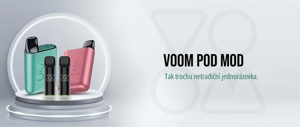 VOOM POD MOD, banner.