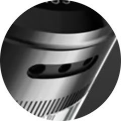 Nastavitelný přívod vzduchu Airflow VOOPOO DRAG S3 – MTL a RDL regulace