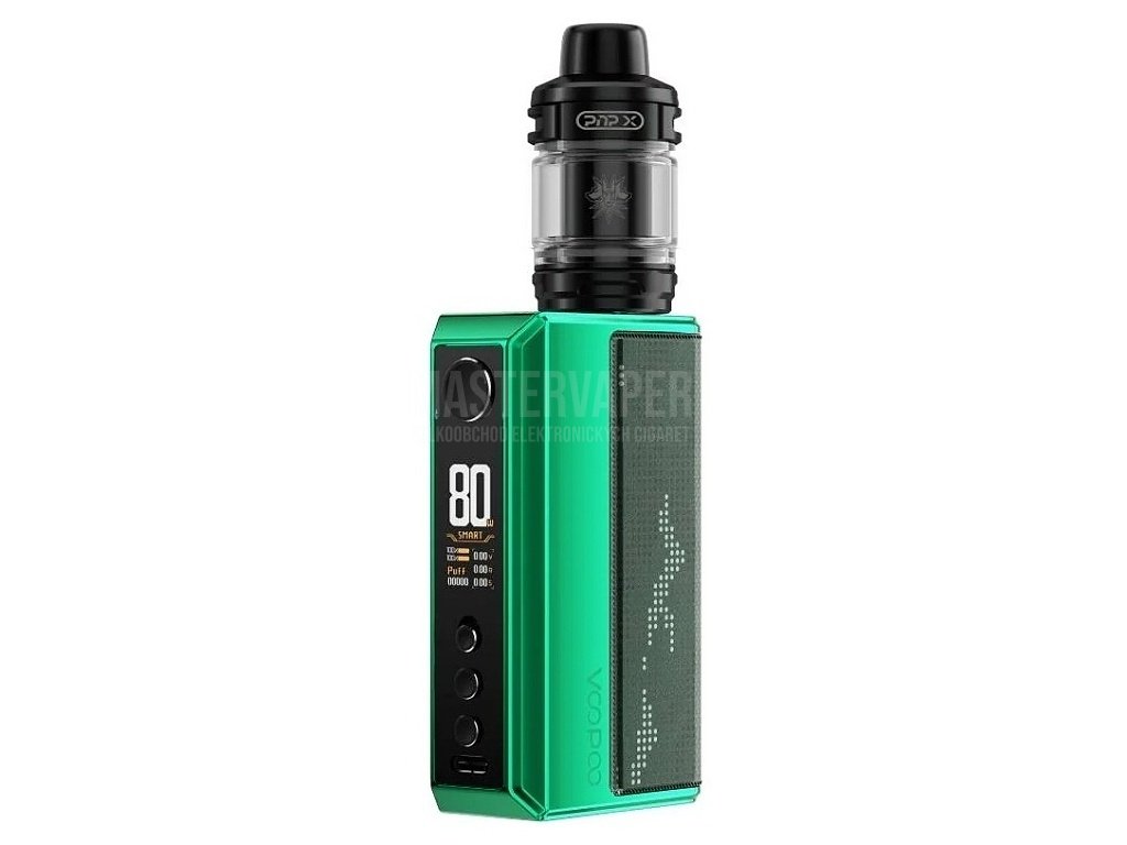 Voopoo Drag 5 - Full Kit s Uforce X Tank - 177W - Green, produktový obrázek.