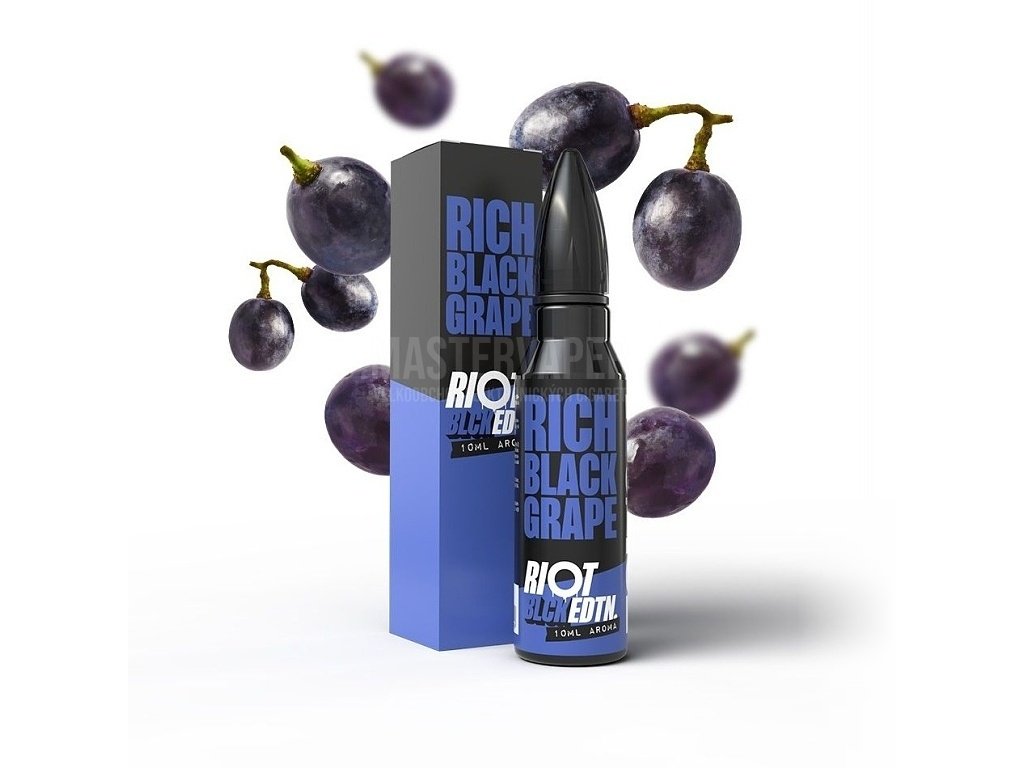 Riot BLCK EDTN - S&V - Hroznové víno s mátou - 10ml, produktový obrázek.