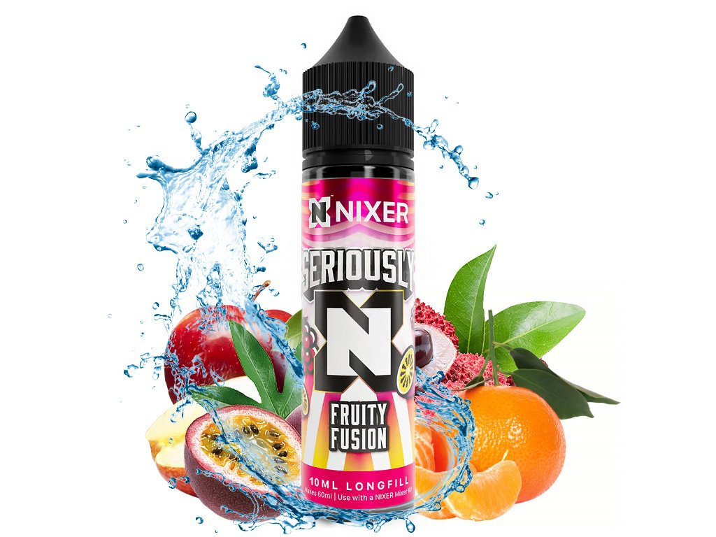Nixer Seriously - S&V - Fruity Fusion - 10ml, produktový obrázek.