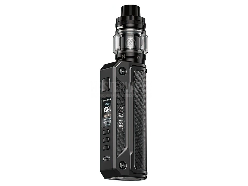 Lost Vape Thelema Solo 100W - Full Kit - Black Carbon Fiber, produktový obrázek.