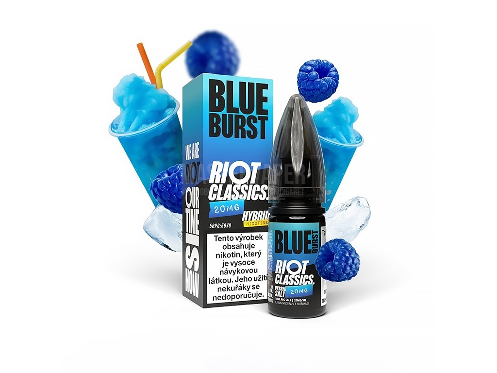 Riot SALT Hybrid - Blue Burst - 20mg, produktový obrázek.