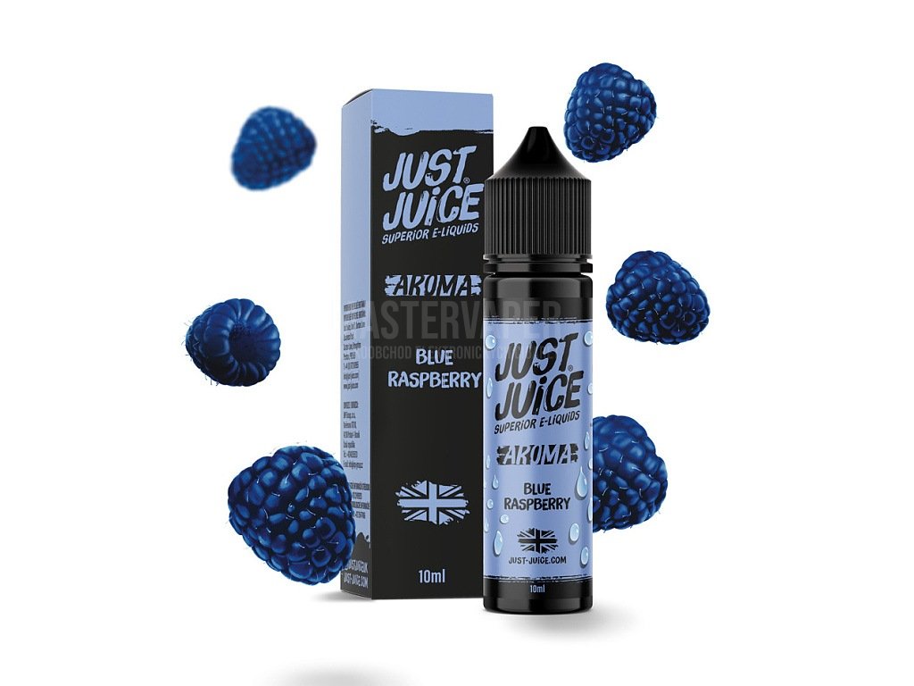 Just Juice - Shake & Vape - Blue Raspberry - 10ml, produktový obrázek.
