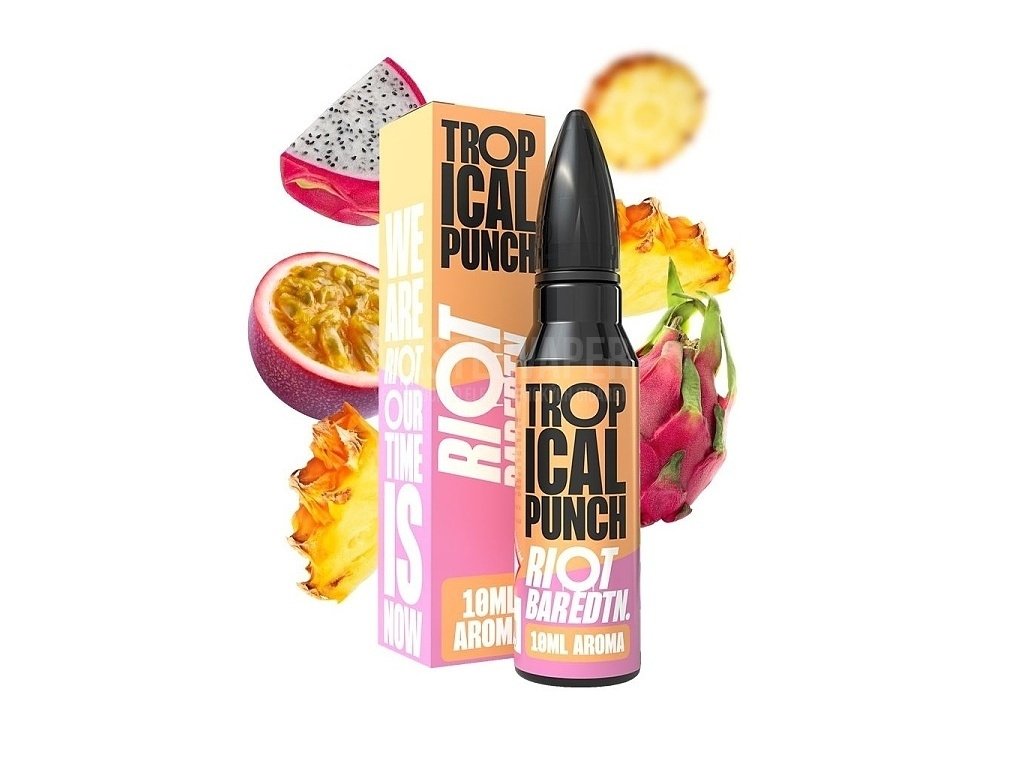 Riot BAR EDTN - S&V - Tropical Punch - 10ml, produktový obrázek.