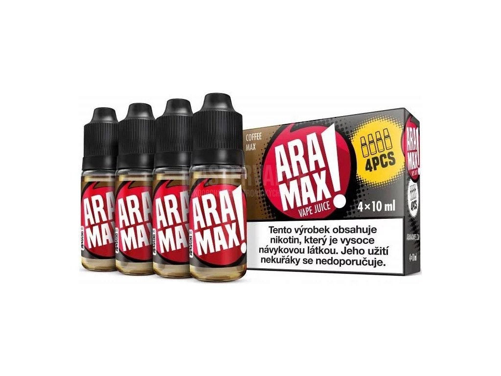 Aramax - Coffee Max - 4x10ml - 6mg, produktový obrázek.
