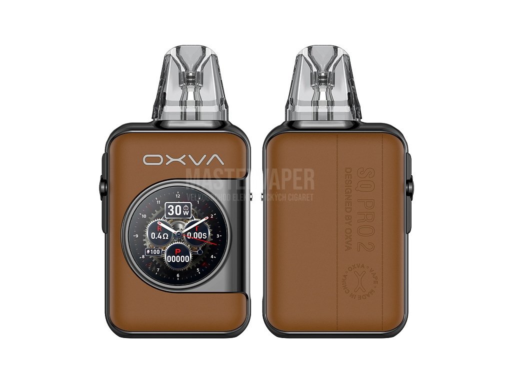 Oxva Xlim SQ Pro 2 - Pod Kit - Brown Leather, produktový obrázek.