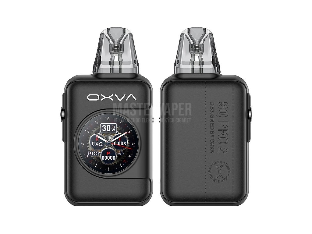 Oxva Xlim SQ Pro 2 - Pod Kit - Black Leather, produktový obrázek.