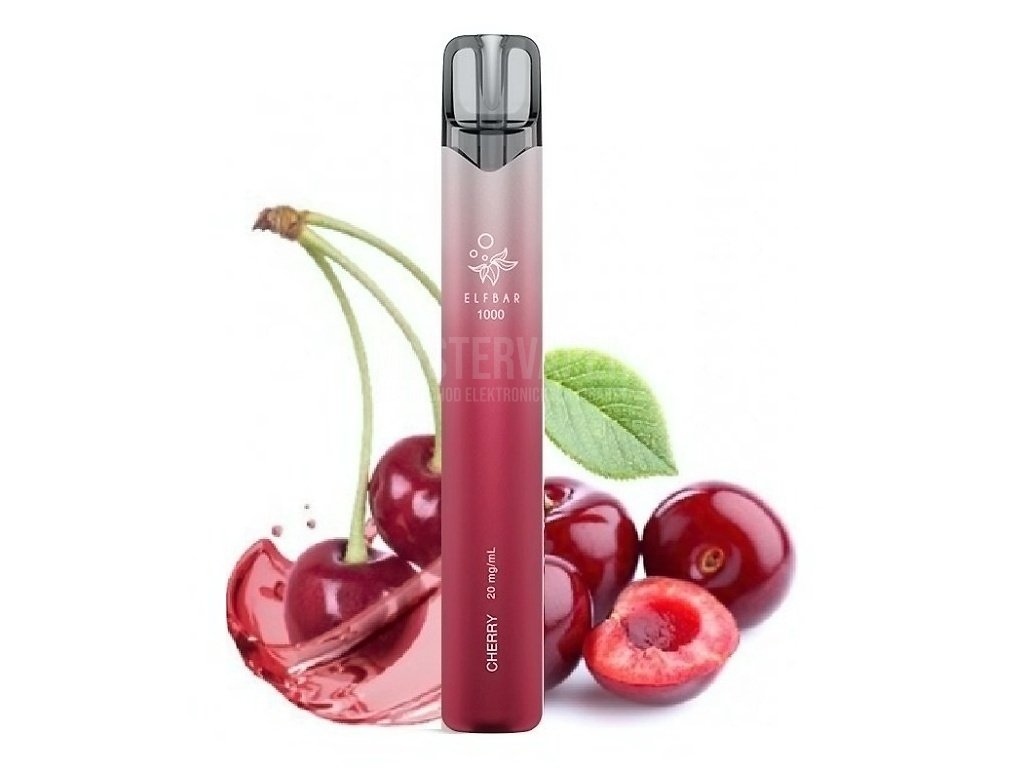 Elf Bar 1000 - Cherry - 20mg, produktový obrázek.