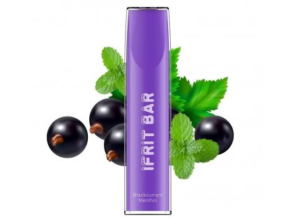 IFRIT BAR - 20mg - Blackcurrant Menthol (Černý rybíz s mentolem), produktový obrázek.