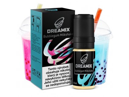 Dreamix Žvýkačkový mléčný koktejl 12mg, produktový obrázek.