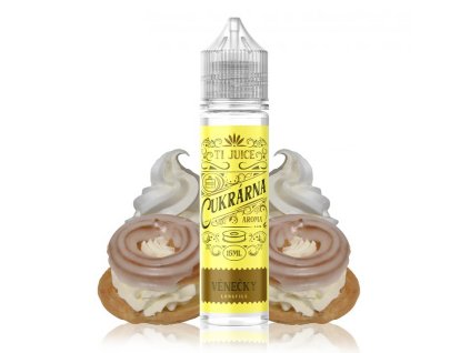 TI Juice Cukrárna - Shake & Vape - Věnečky - 15ml, produktový obrázek.