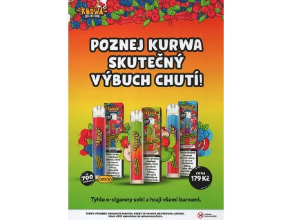 Kurwa Collection - Propagační leták V1 A4, produktový obrázek.