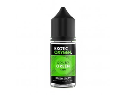 Exotic Oxygen - S&V -  Soury Green Apple - 10/30ml, produktový obrázek.