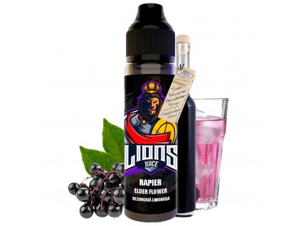 Lions Juice - S&V - Rapier (Bezinková limonáda) - 10ml, produktový obrázek.