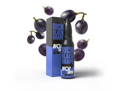 Riot BLCK EDTN - S&V - Hroznové víno s mátou - 10ml, produktový obrázek.