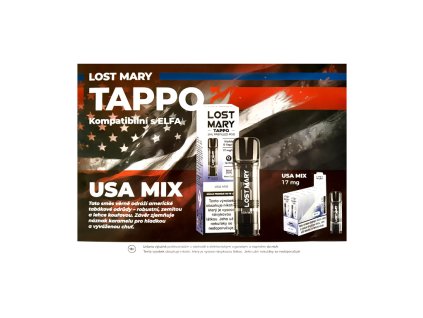 LostMary leták Usa Mix (A5), produktový obrázek.