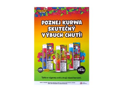 Leták Kurwa A5, produktový obrázek.